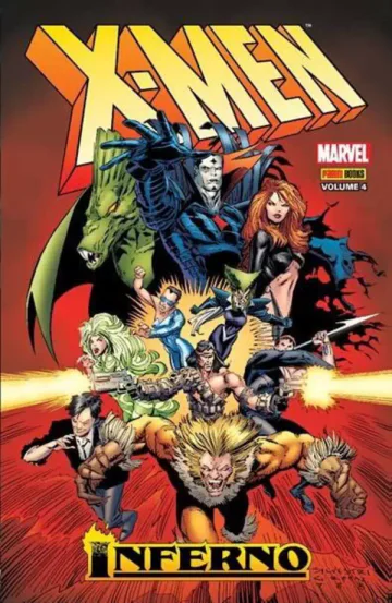 Capa de X-Men: Inferno Vol. 4, Panini