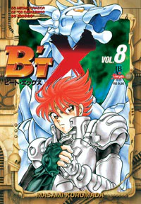 Capa de B'tX #08, Editora JBC