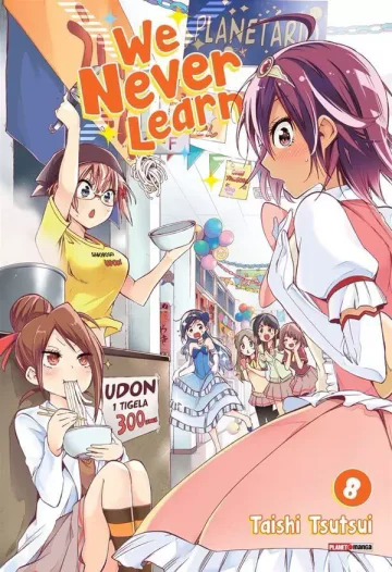 Capa de We Never Learn Vol. 8, Panini