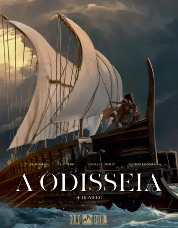 Capa de A Odisseia — de Homero, Mythos Editora