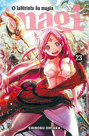Capa de Magi - O Labirinto da Magia #23, Editora JBC