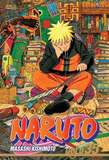 Capa de Naruto Gold Vol. 35, Panini