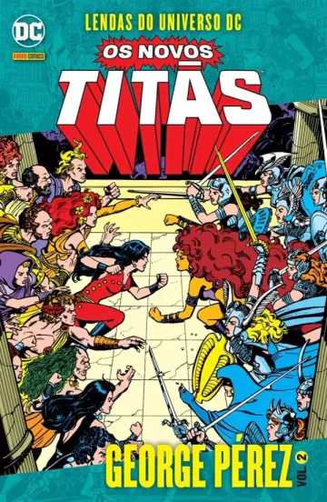 Capa de Os Novos Titãs Por George Pérez Vol. 2, Panini