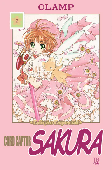 Capa de Card Captor Sakura #01, Editora JBC