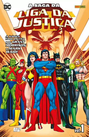 Capa de A Saga Da Liga Da Justiça Vol. 1, Panini