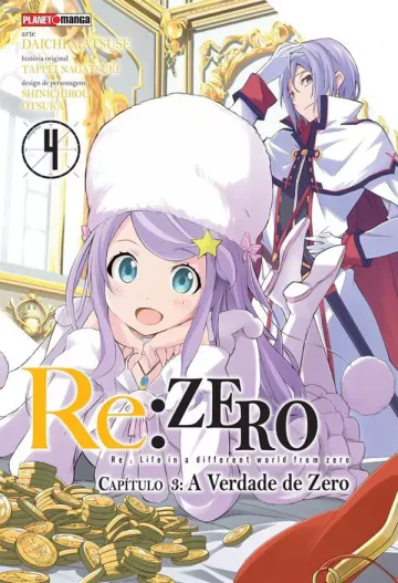 Capa de Re: Zero Capitulo 3 - A Verdade De Zero Vol. 4, Panini