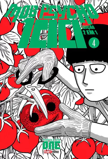 Capa de Mob Psycho 100 (2 Em 1) Vol. 4, Panini