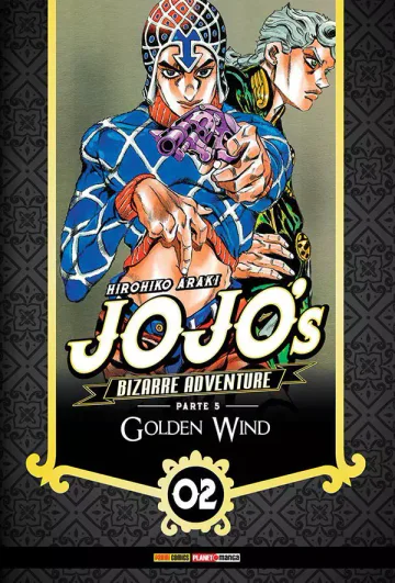 Capa de Jojo's Bizarre Adventure Parte 5: Golden Wind Vol. 02, Panini