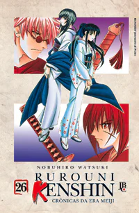 Capa de Rurouni Kenshin #26, Editora JBC