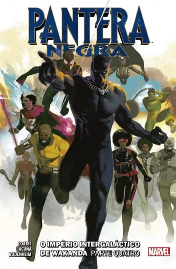 Capa de Pantera Negra: Império Intergaláctico De Wakanda Vol. 4, Panini