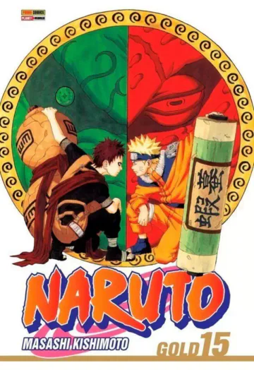 Capa de Naruto Gold Vol. 15, Panini