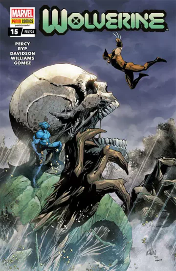 Capa de Wolverine (2022) Vol. 15, Panini