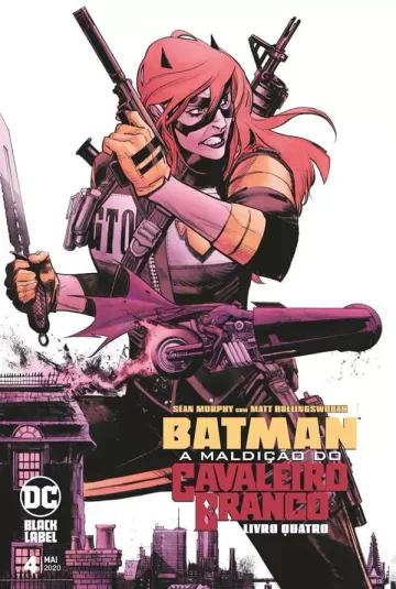 Capa de Batman: A Maldição Do Cavaleiro Branco Vol. 4, Panini