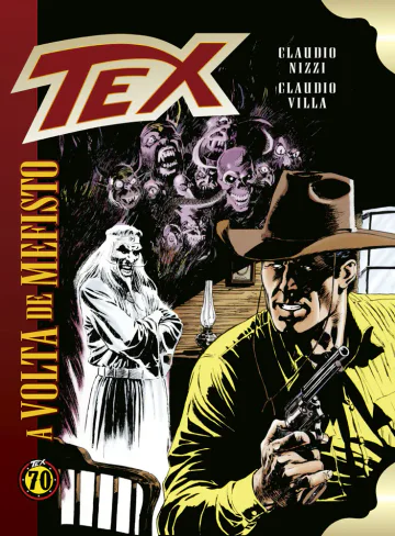 Capa de Tex — A Volta de Mefisto (formato italiano), Mythos Editora