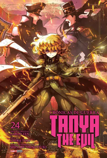 Capa de Tanya The Evil: Crônicas De Guerra Vol. 24, Panini