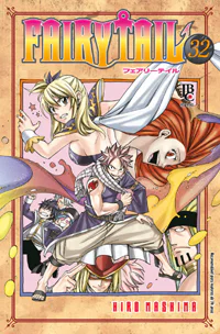 Capa de Fairy Tail #32, Editora JBC
