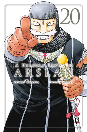 Capa de A Heroica Lenda de Arslan #20, Editora JBC
