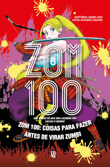 Capa de Zom 100 #06, Editora JBC