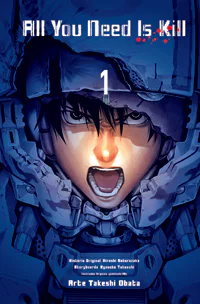 Capa de All You Need Is Kill #01, Editora JBC