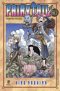 Capa de Fairy Tail #50, Editora JBC