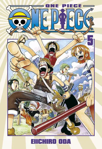 Capa de One Piece Vol. 5, Panini