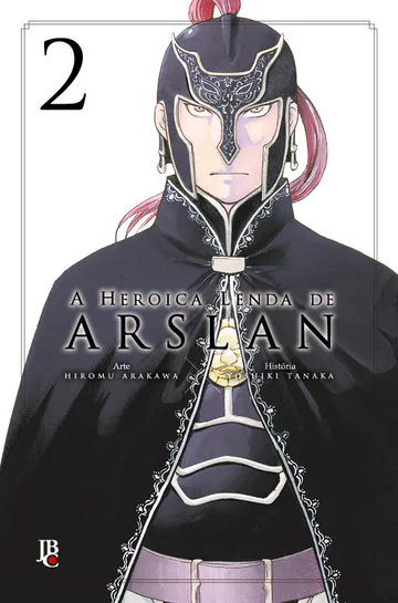 Capa de A Heroica Lenda de Arslan #02, Editora JBC