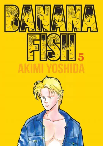 Capa de Banana Fish Vol. 5, Panini
