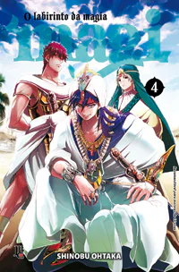Capa de Magi - O Labirinto da Magia #04, Editora JBC