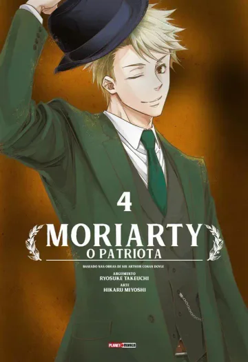 Capa de Moriarty: O Patriota Vol. 4, Panini