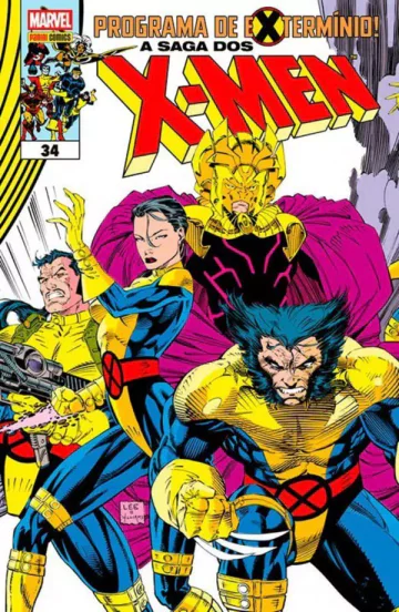 Capa de A Saga Dos X-Men Vol. 34, Panini