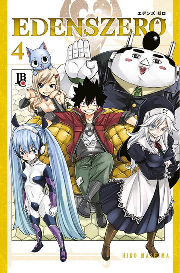 Capa de Edens Zero #04, Editora JBC