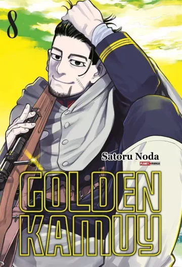 Capa de Golden Kamuy Vol. 8, Panini