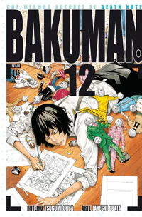 Capa de Bakuman #12, Editora JBC