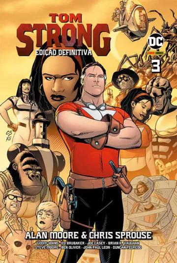 Capa de Tom Strong: Edição Definitiva Vol. 3, Panini