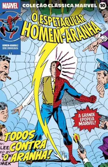 Capa de Coleção Clássica Marvel Vol. 10 - Homem-Aranha Vol. 2, Panini