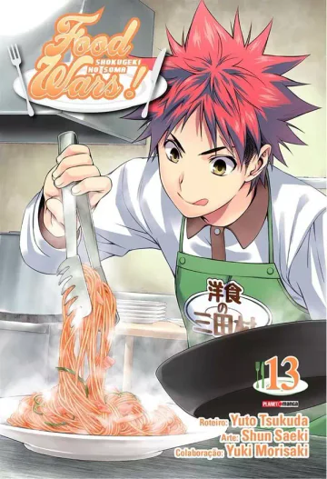 Capa de Food Wars Vol. 13, Panini