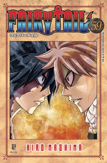 Capa de Fairy Tail #59, Editora JBC