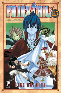 Capa de Fairy Tail #25, Editora JBC