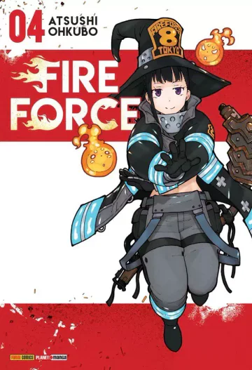 Capa de Fire Force Vol. 4, Panini