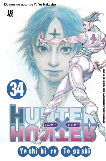 Capa de Hunter x Hunter #34, Editora JBC