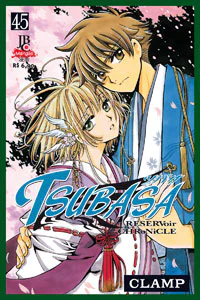 Capa de Tsubasa #45, Editora JBC