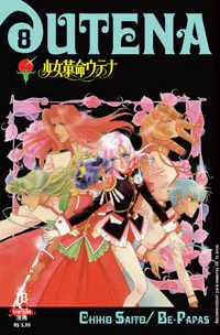 Capa de Utena #08, Editora JBC