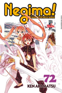 Capa de Negima! #72, Editora JBC