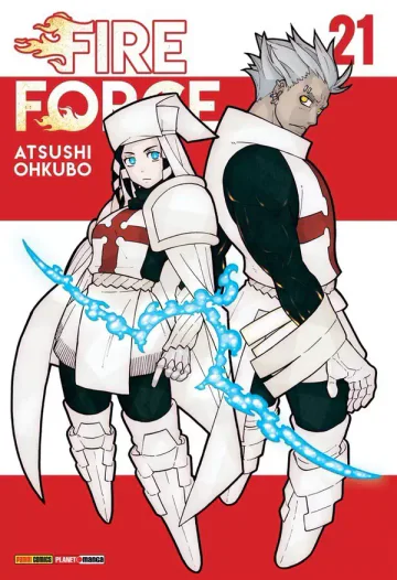 Capa de Fire Force Vol. 21, Panini