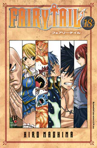 Capa de Fairy Tail #18, Editora JBC