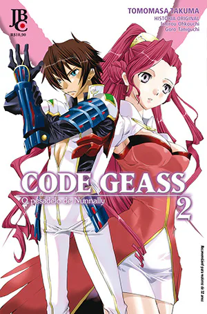 Capa de Code Geass: O pesadelo de Nunnally #02, Editora JBC