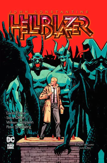 Capa de Hellblazer - Edição De Luxo Vol. 8, Panini