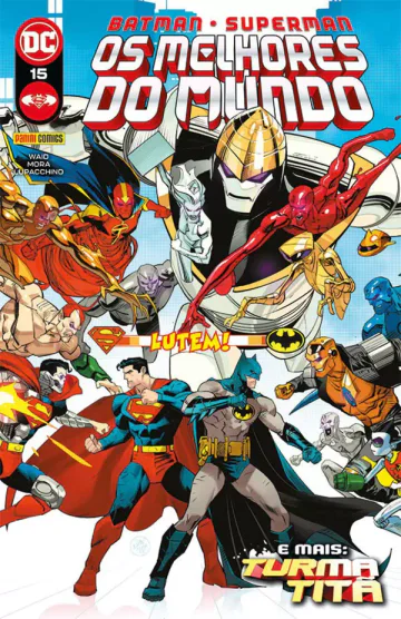 Capa de Batman/Superman: Os Melhores Do Mundo Vol. 15, Panini