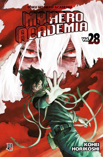 Capa de My Hero Academia #28, Editora JBC