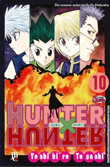 Capa de Hunter X Hunter #10, Editora JBC